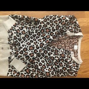 NWOT light weight animal print cardigan